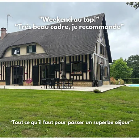Holiday home Belle Longere Normande Avec Piscine Chauffee *