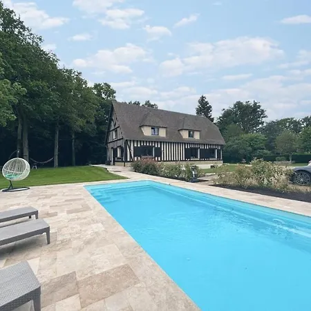 Σπίτι διακοπών Belle Longere Normande Avec Piscine Chauffee Pullay